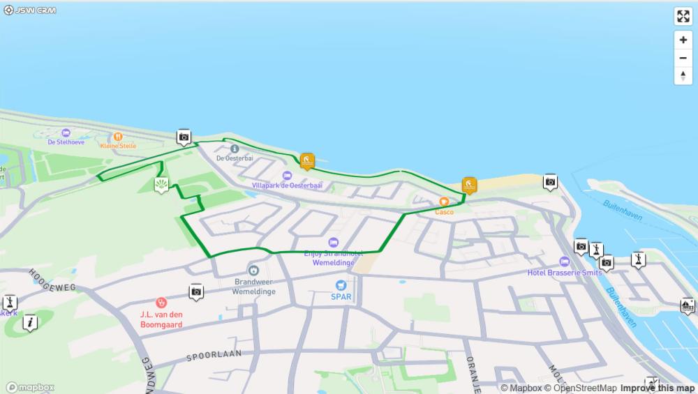 Wandelroute Struinen langs de waterkant